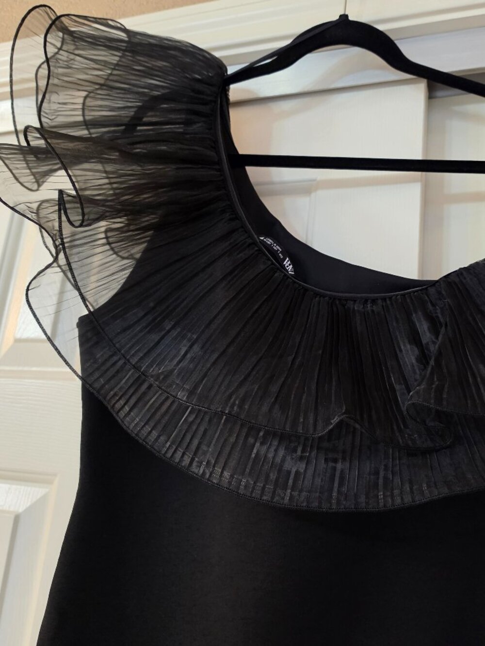 One Shoulder Ruffle Dress - Picture 4 of 5